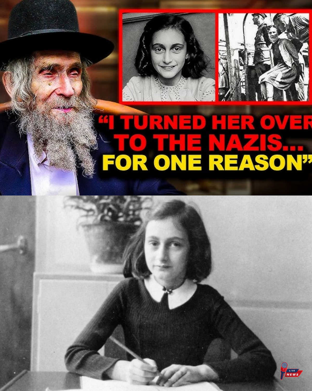 “I BETRAYED ANNE FRANK” — The Darkest Confession Comes to Light 80 Years Later