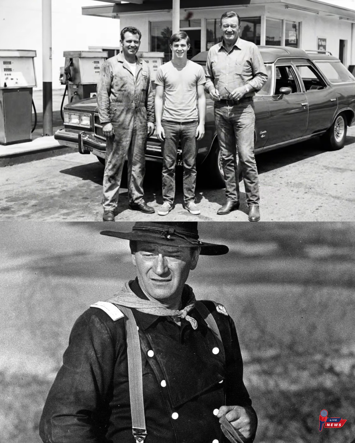 John Wayne Saw a Stranded College Kid on the Highway and What John Wayne Did No Star Would Do Today