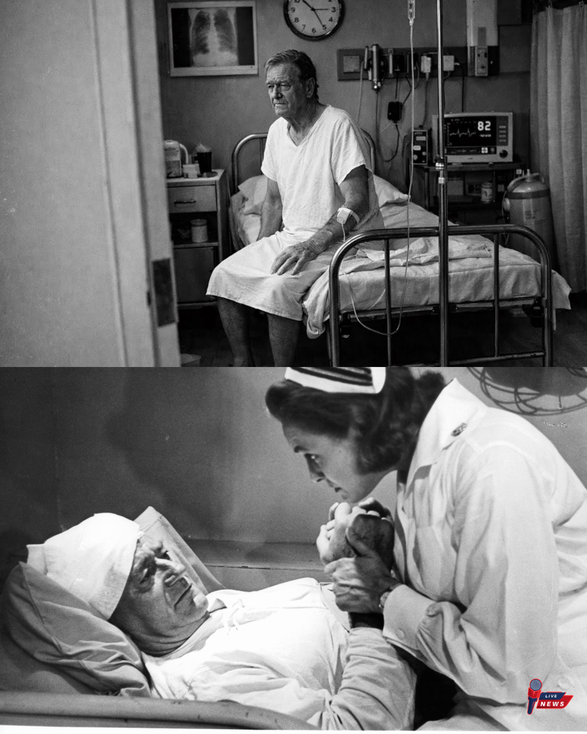 John Wayne’s Nurse Took This Photo at 2 AM-She Kept The Story for 25 Years.