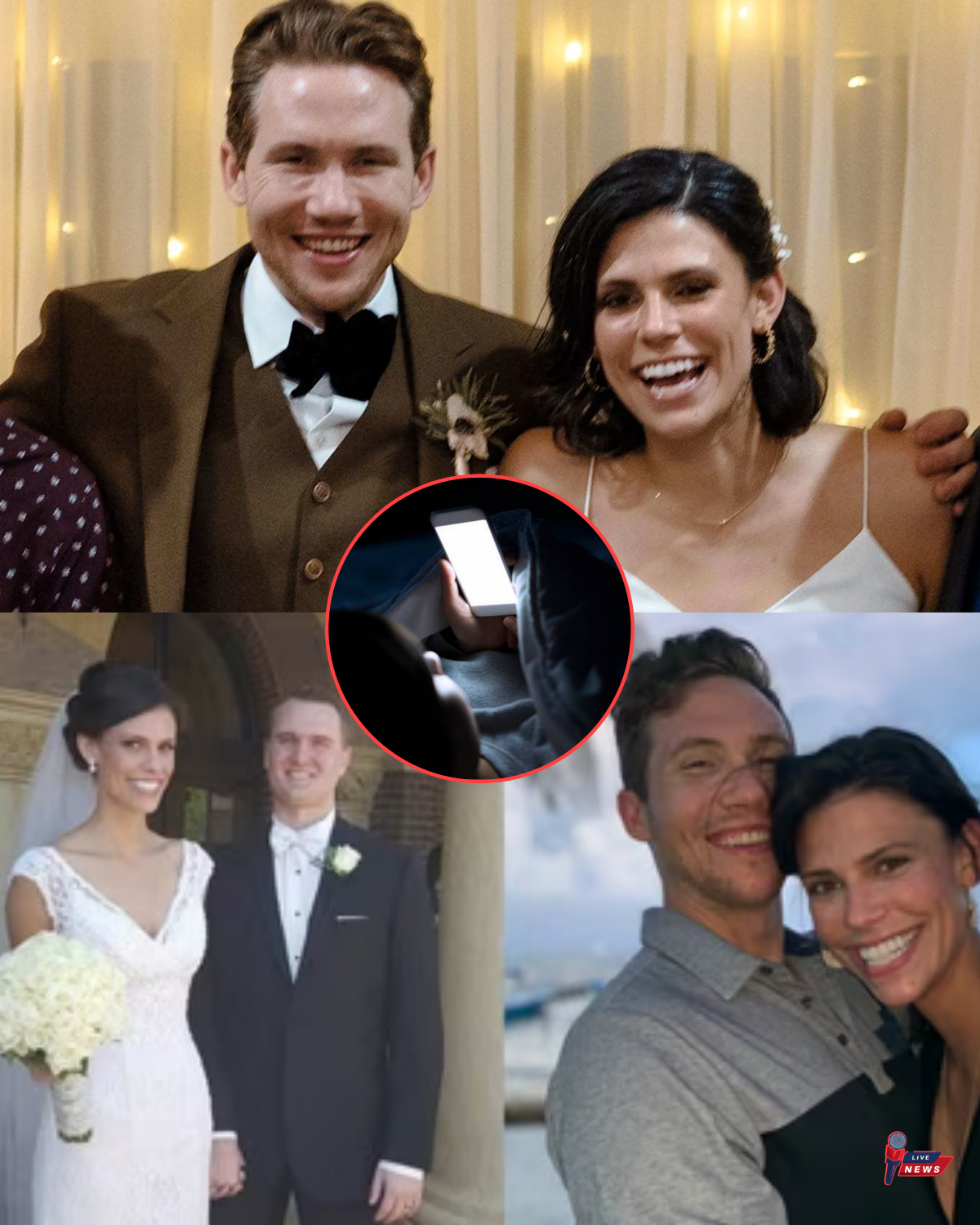 After getting married, Monique Tepe no longer had to hide her phone while sleeping.