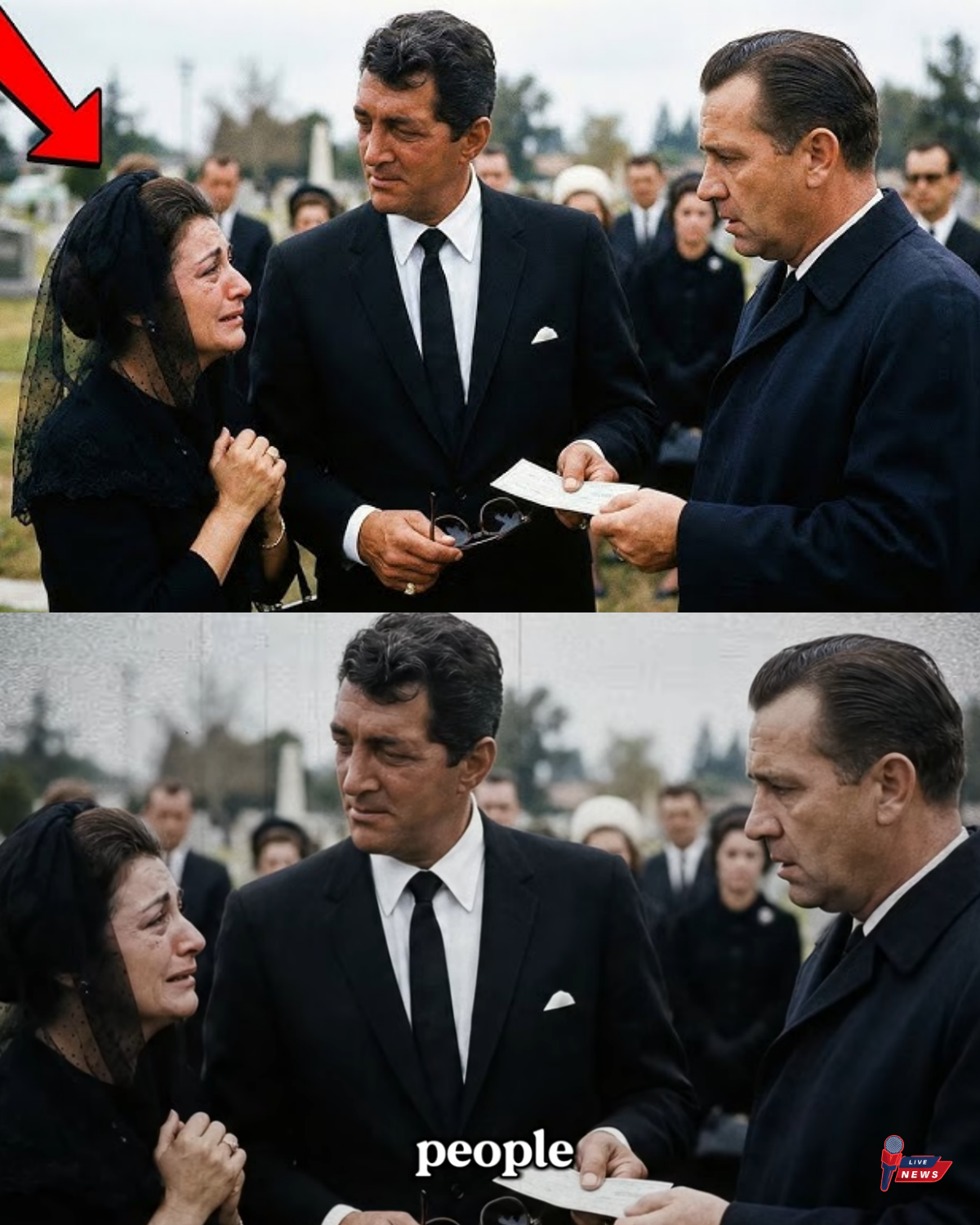 Widow Couldn’t Afford Her Husband’s Funeral—Dean Martin Paid Double and Threatened the Director