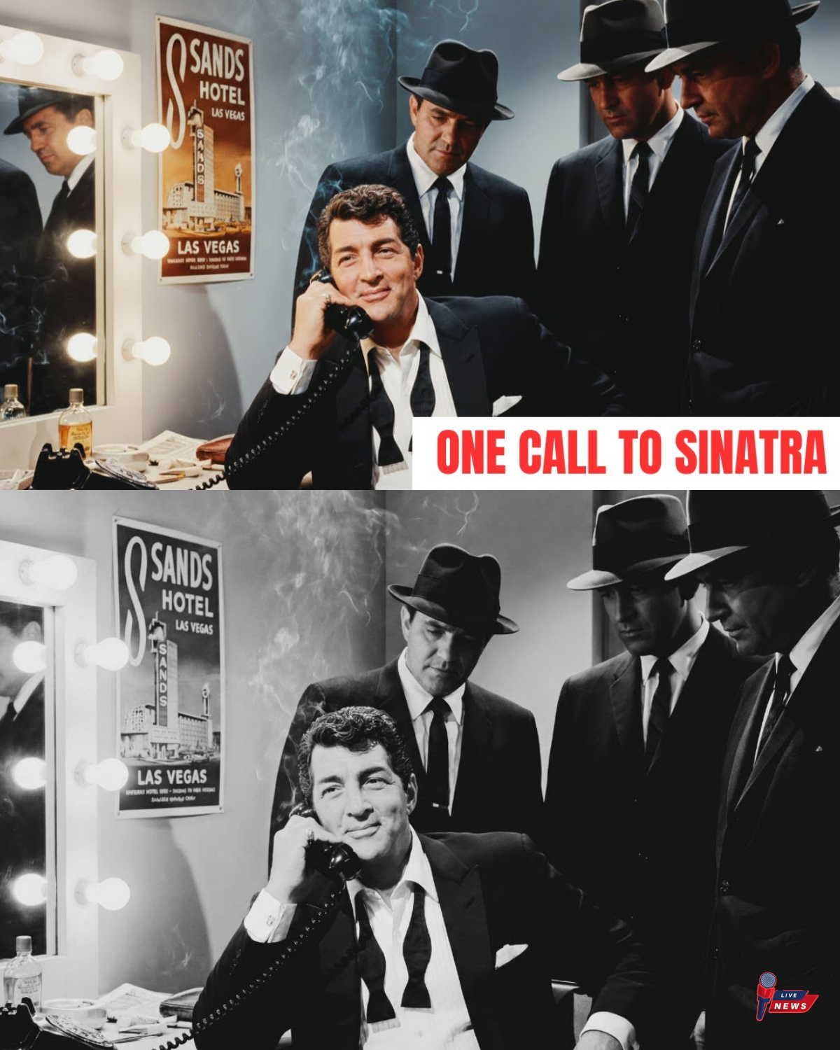 3 Vegas mobsters cornered Dean Martin in his dressing room – his response SHOCKED everyone