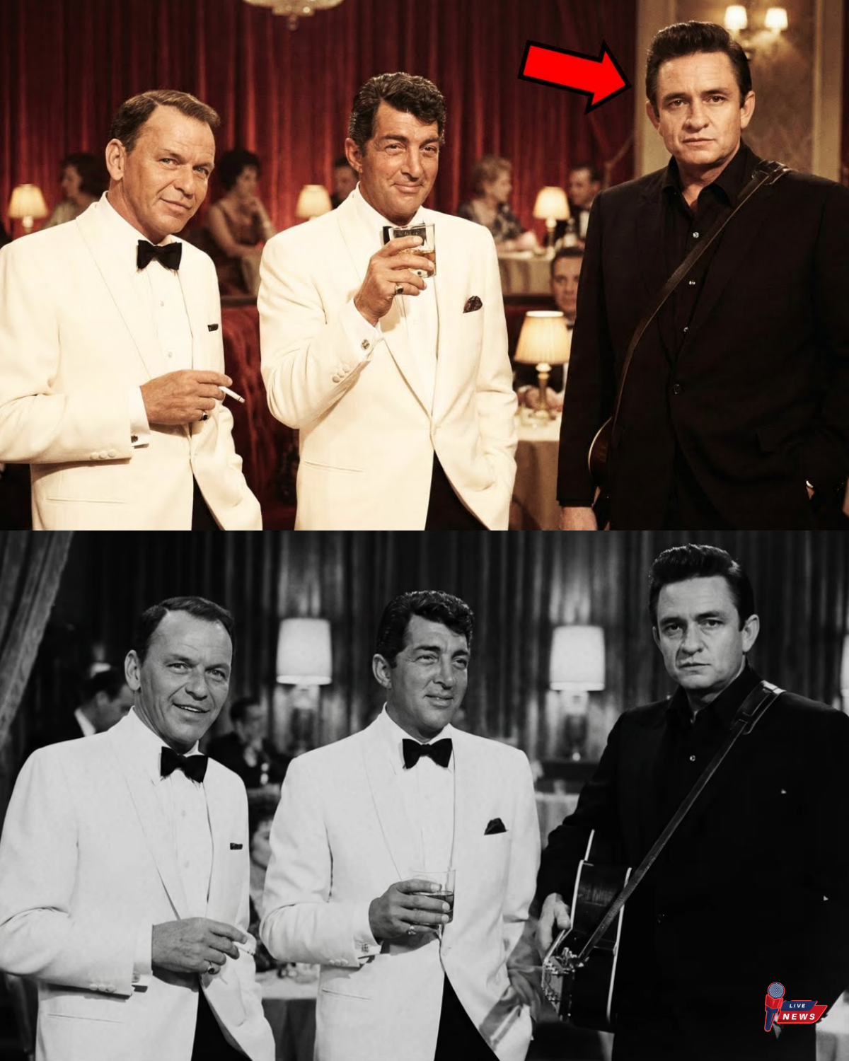 Frank Sinatra Mocked Johnny Cash on Stage — Dean Martin’s Reaction Changed Everything