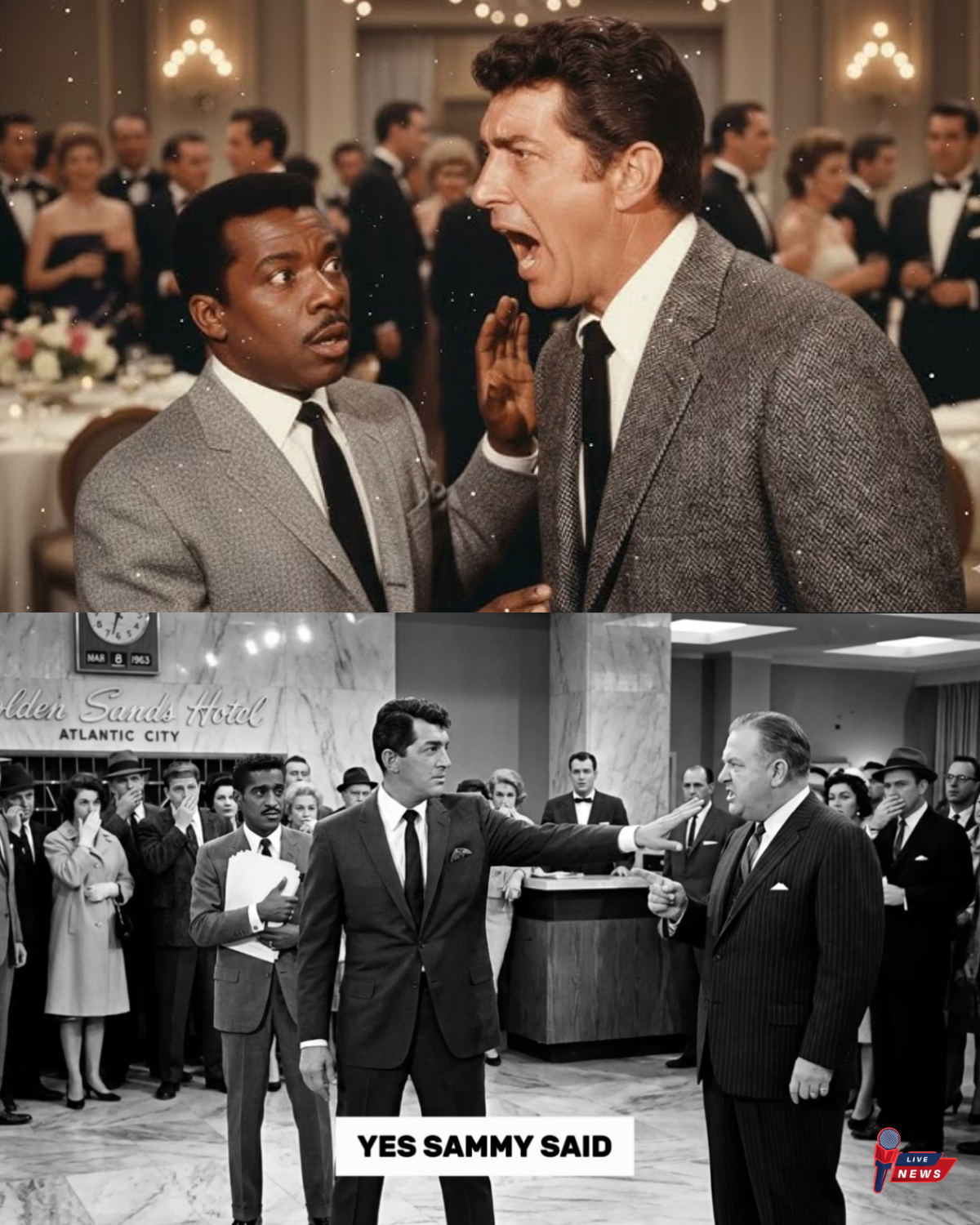 A Hotel Kicked Sammy Davis Jr. Out the Door… Dean Martin’s Response Went Down in History