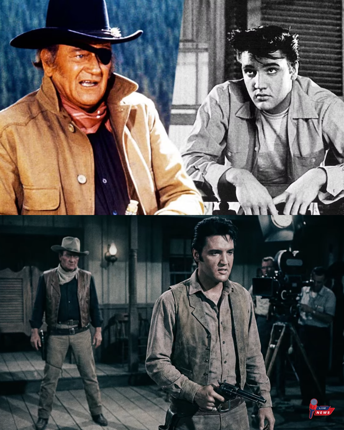 John Wayne Taught Elvis Presley How to Be a Cowboy — Elvis Stopped When He Saw the Mirror