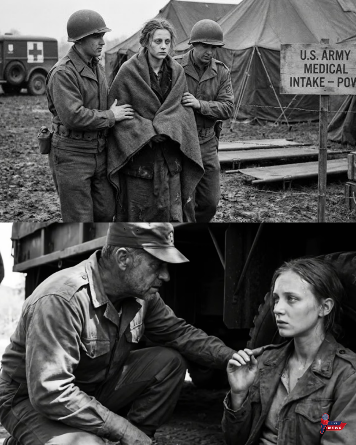 A 18-Year-Old German POW Girl Arrived At U.S Camp With Ruptured Spleen – Medical Exam SH0CKED All