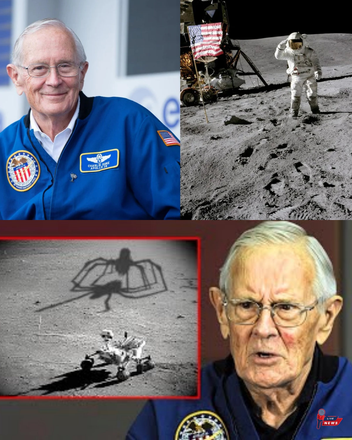 Apollo Astronaut Charles Duke FINALLY Reveals What He Really Saw on The Moon—And It’s Sh0cking