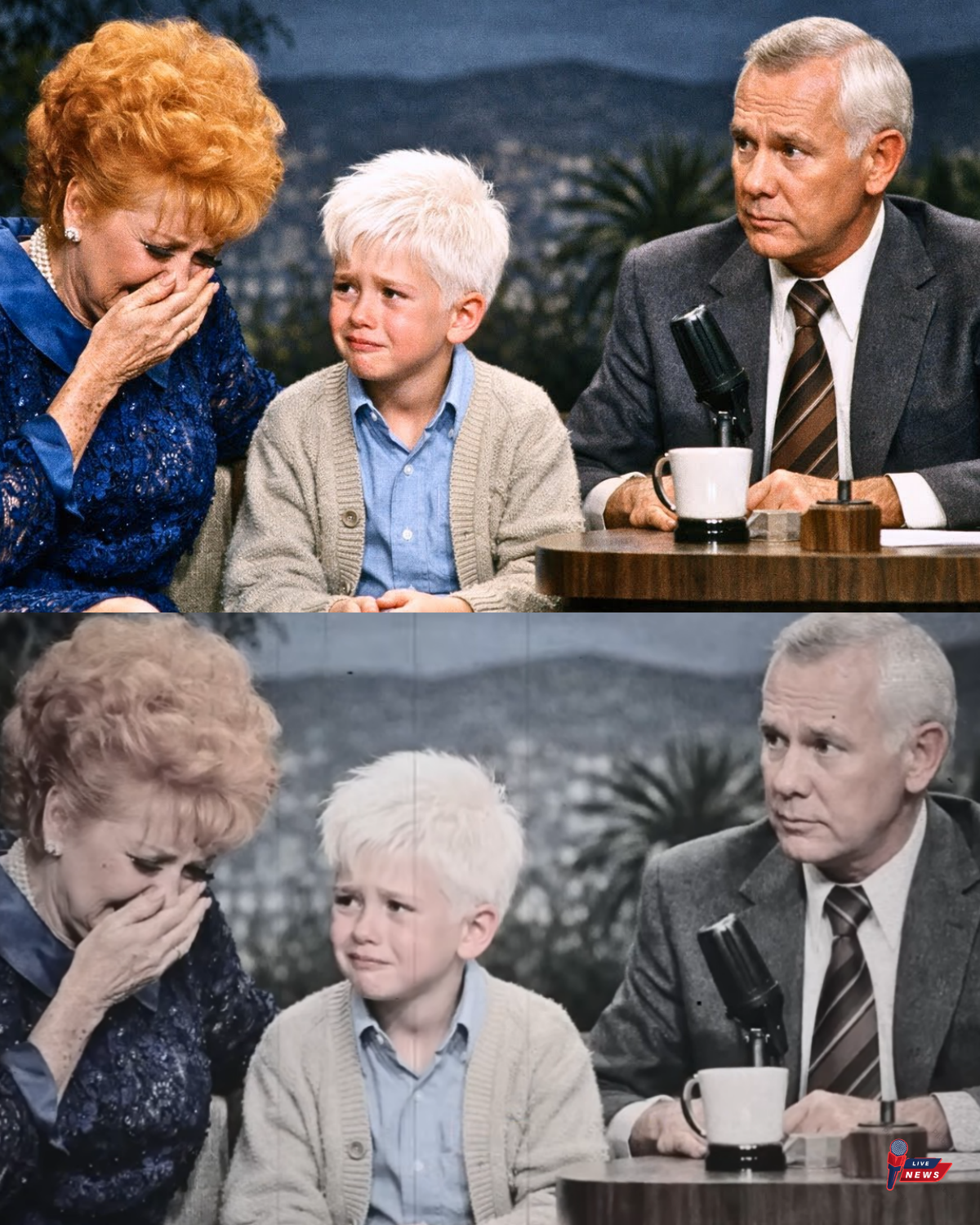 Lucille Ball Broke Down When a 7 Year Old Spoke — Johnny Carson Just Sat There Speechless!