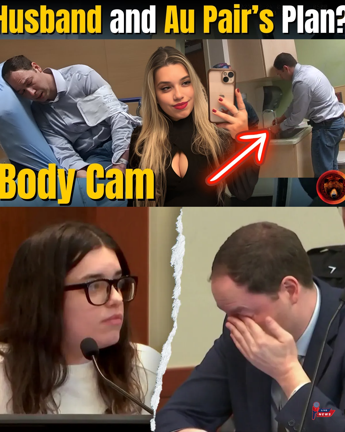 Bodycam captures Brendan Banfield at hospital after wife’s death notification