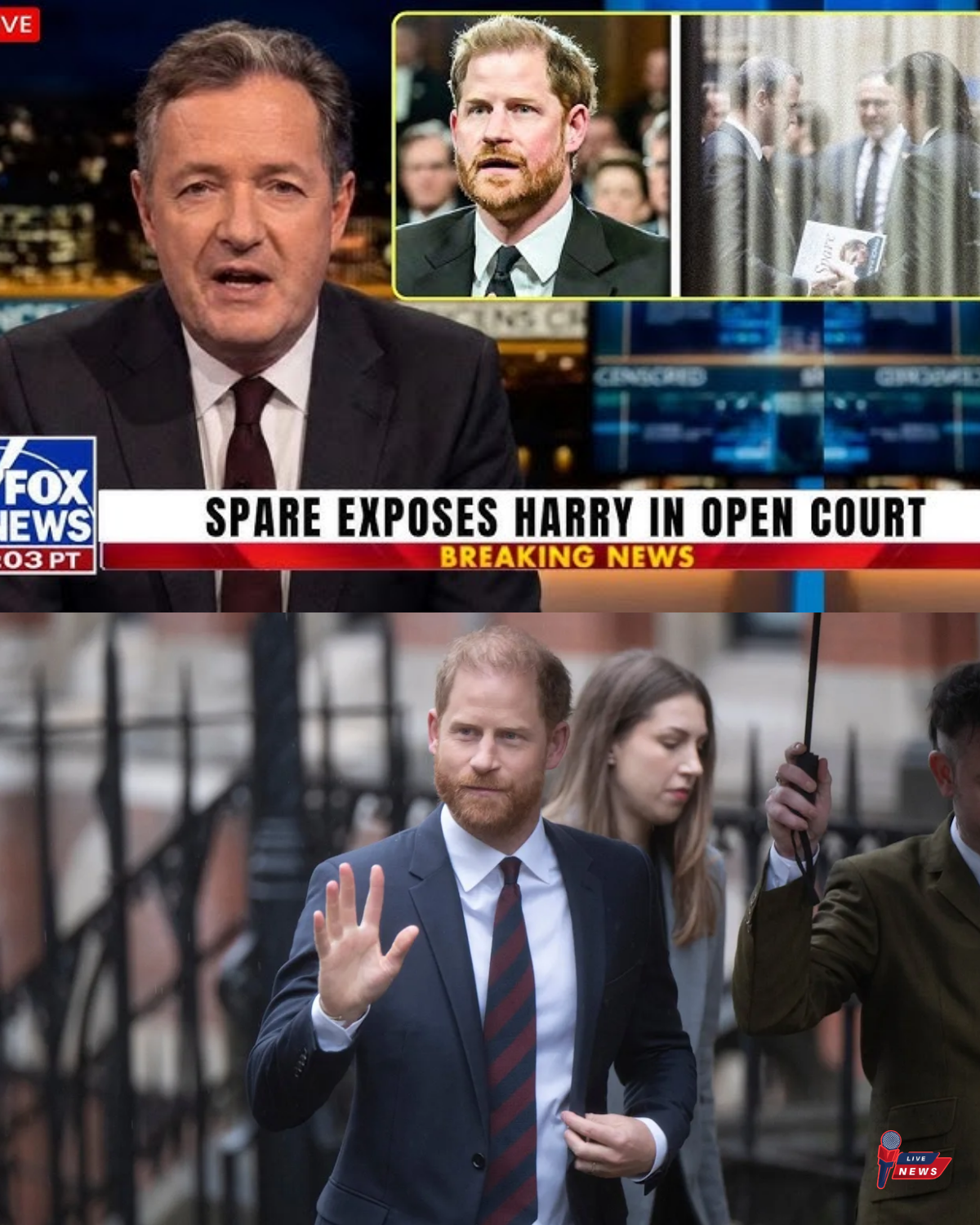 1 MIN AGO: Prince Harry HUMILIATED as ‘Spare’ Is Weaponized Against Him in Court