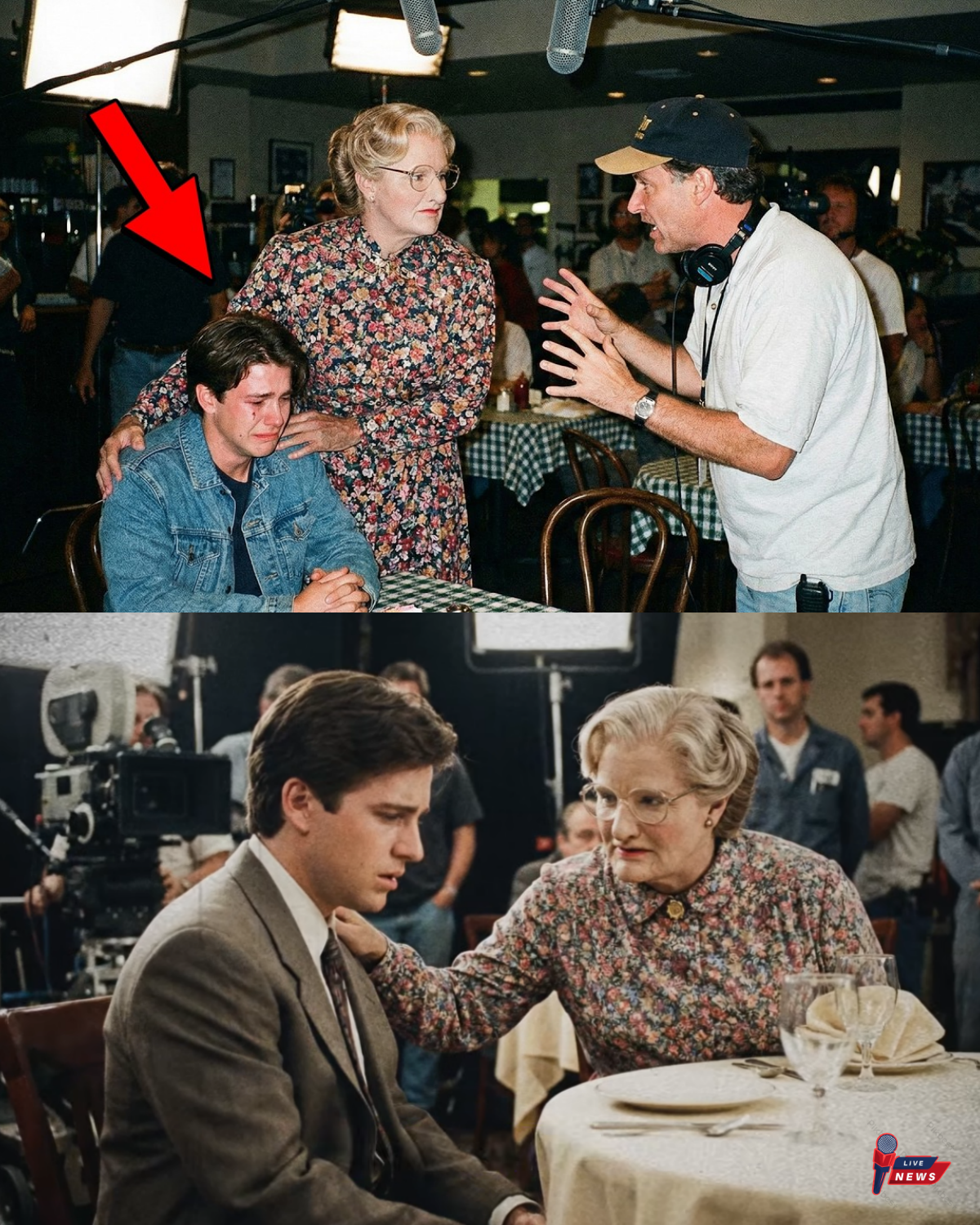 Robin Williams STOPPED Mrs. Doubtfire Set — What He Did for a Struggling Extra Made Him Cry