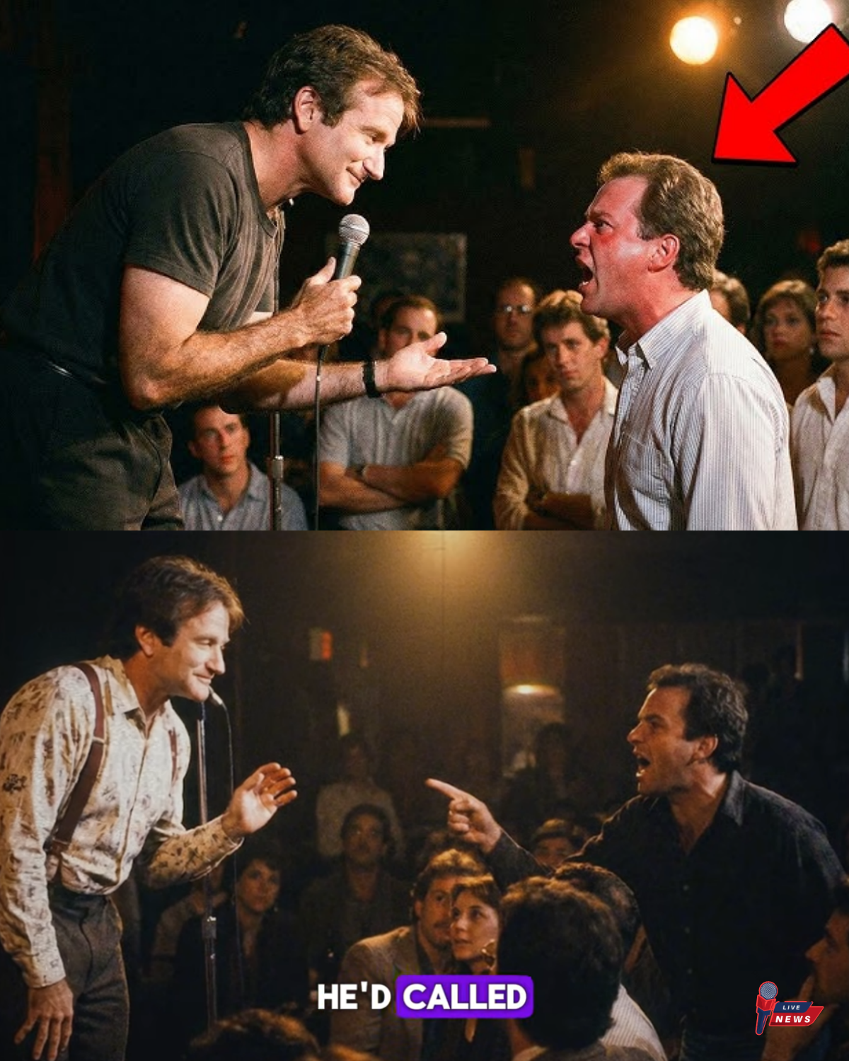 A Heckler Called Robin Williams “Not Funny” — What Robin Did Next Made 2,000 People Stand Up