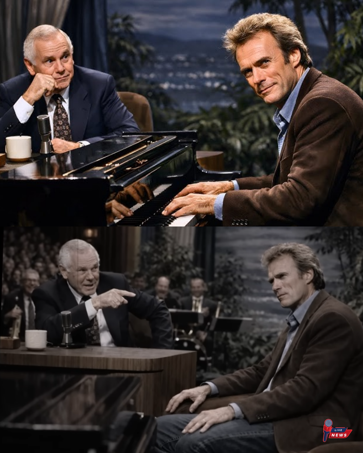 Johnny Carson Told Clint Eastwood to Play the Piano as a Joke — Minutes Later, Carson Was Crying!