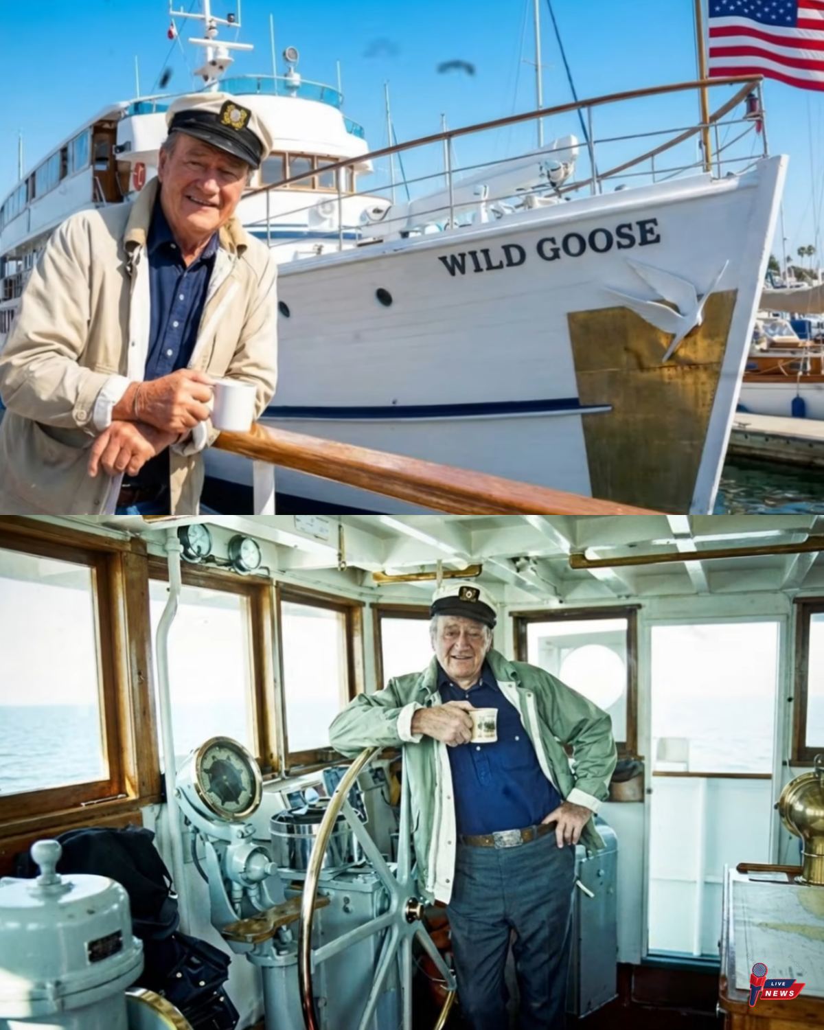 JOHN WAYNE’S FLOATING ESCAPE – THE WILD GOOSE