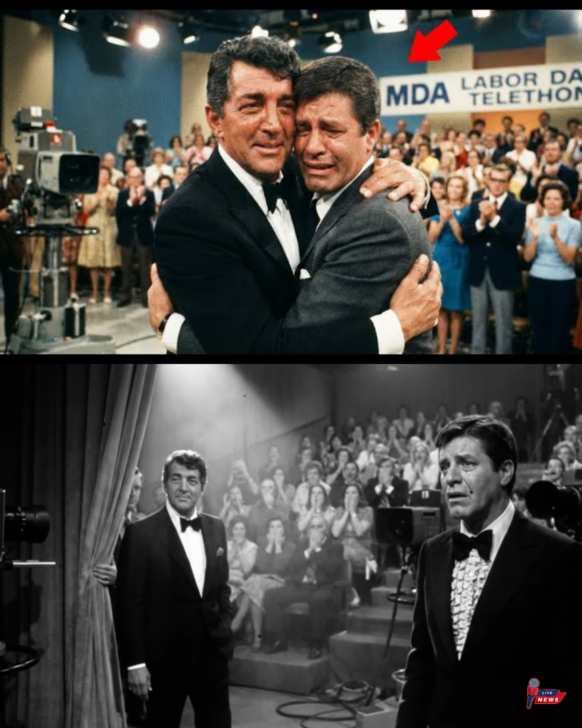 Dean Martin Walked On Stage After 20 Years of Silence — His 6 Words Made Jerry Lewis Cry