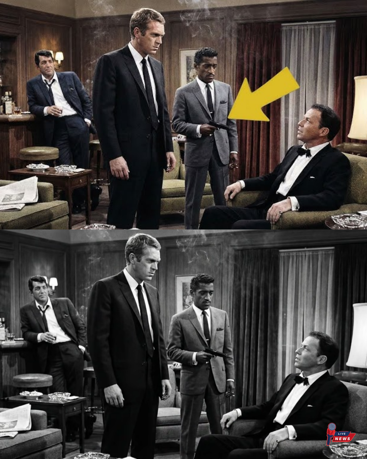Frank Sinatra Called Sammy Davis Jr a CLOWN — Steve McQueen’s Lesson Shook Hollywood