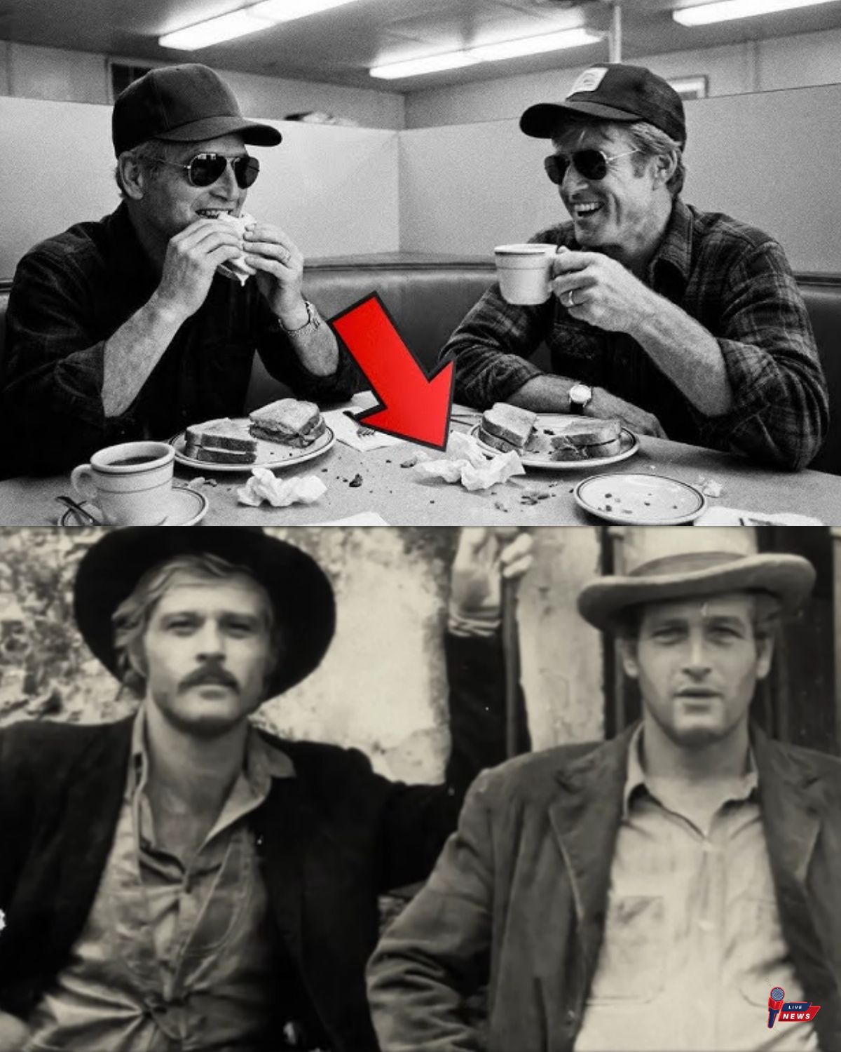Paul Newman and Redford did THIS in a cafe — what they left behind SH0CKED the owner