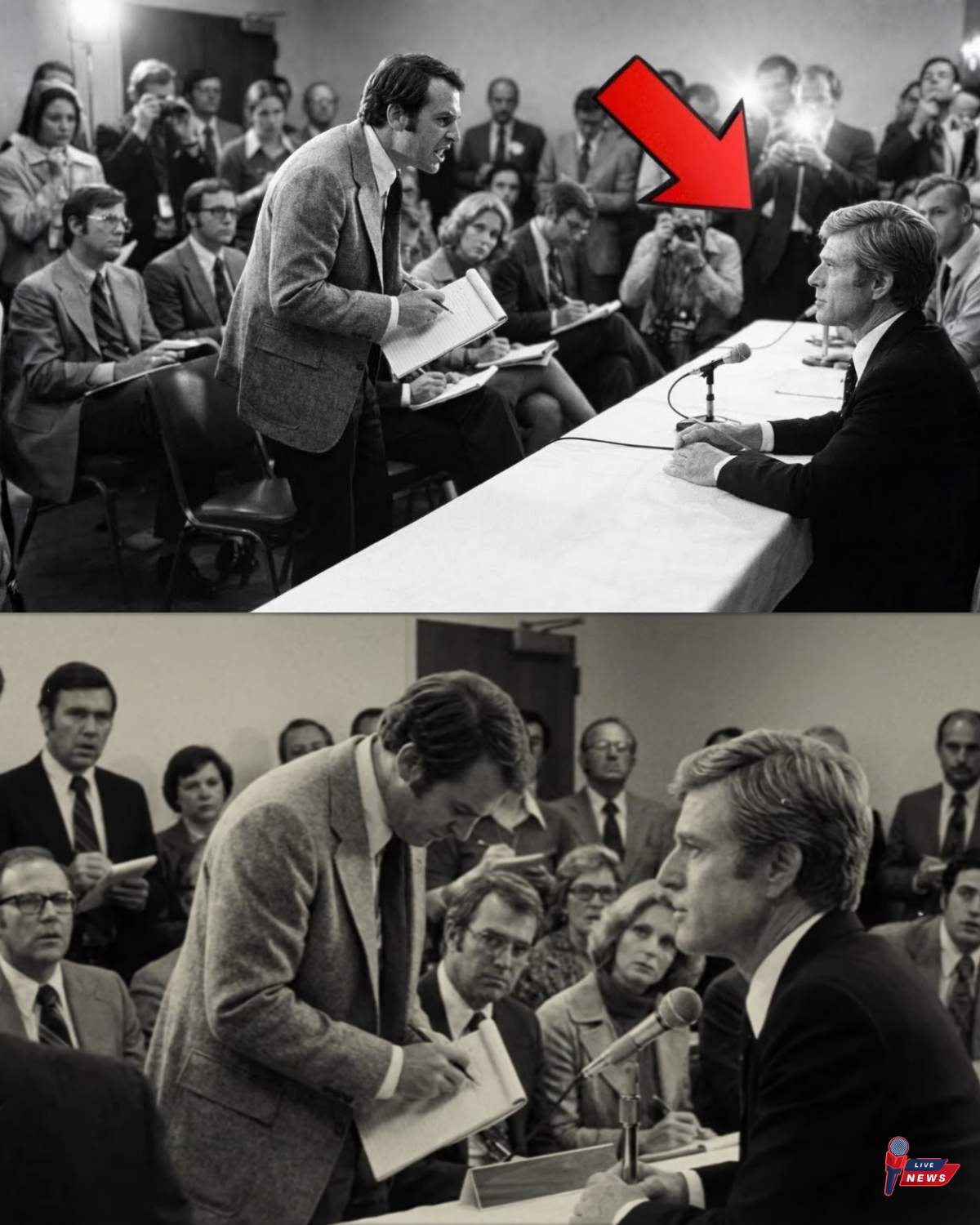 Critic HUMILIATED him at press conference — Redford’s 6 words ended his career