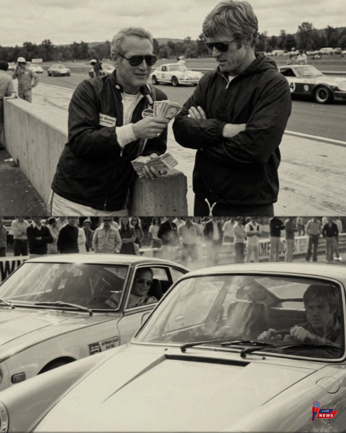 Newman bet Redford $10,000 on a race — what happened next made Redford REFUSE to drive again