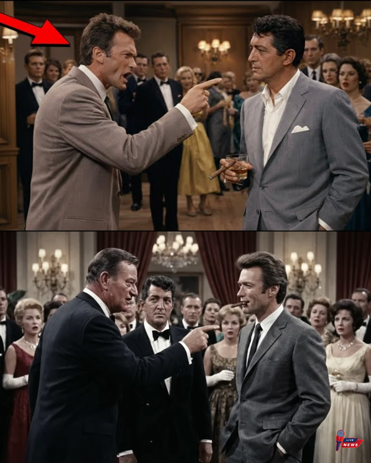 John Wayne Called Clint Eastwood a Hack in Front of 200 People—Clint’s Response Put Him on KNEES