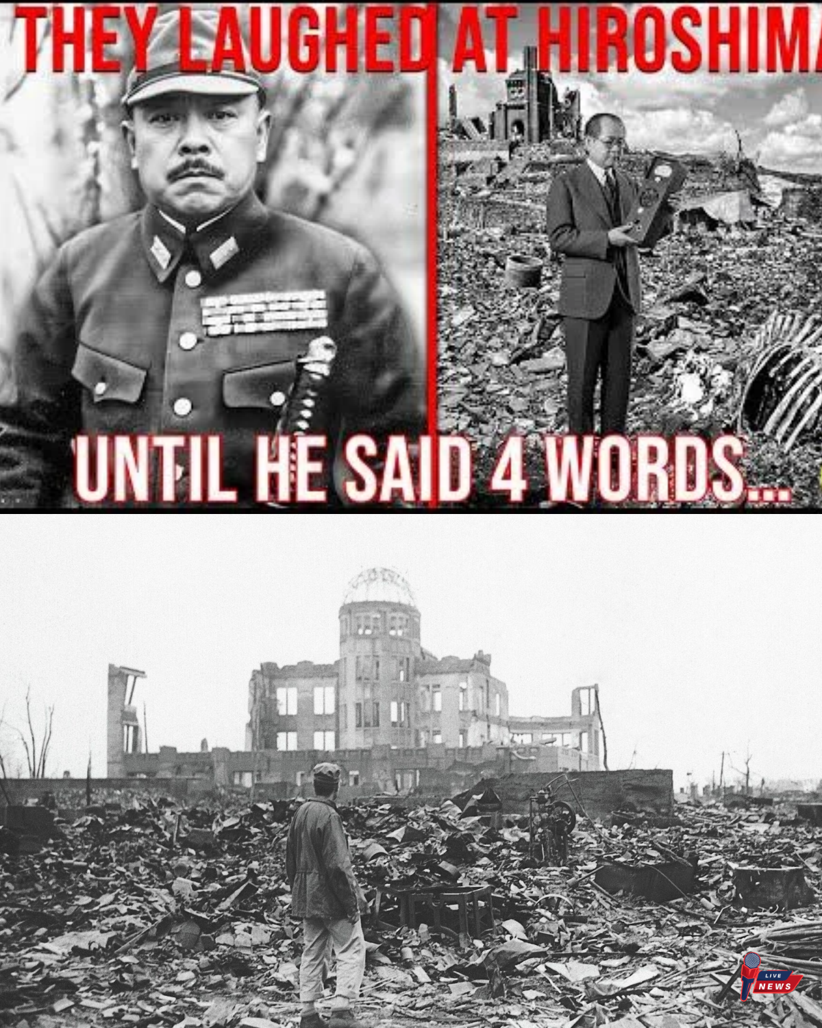 Japan’s Generals Laughed When They Heard About Hiroshima… Until This Man Walked In