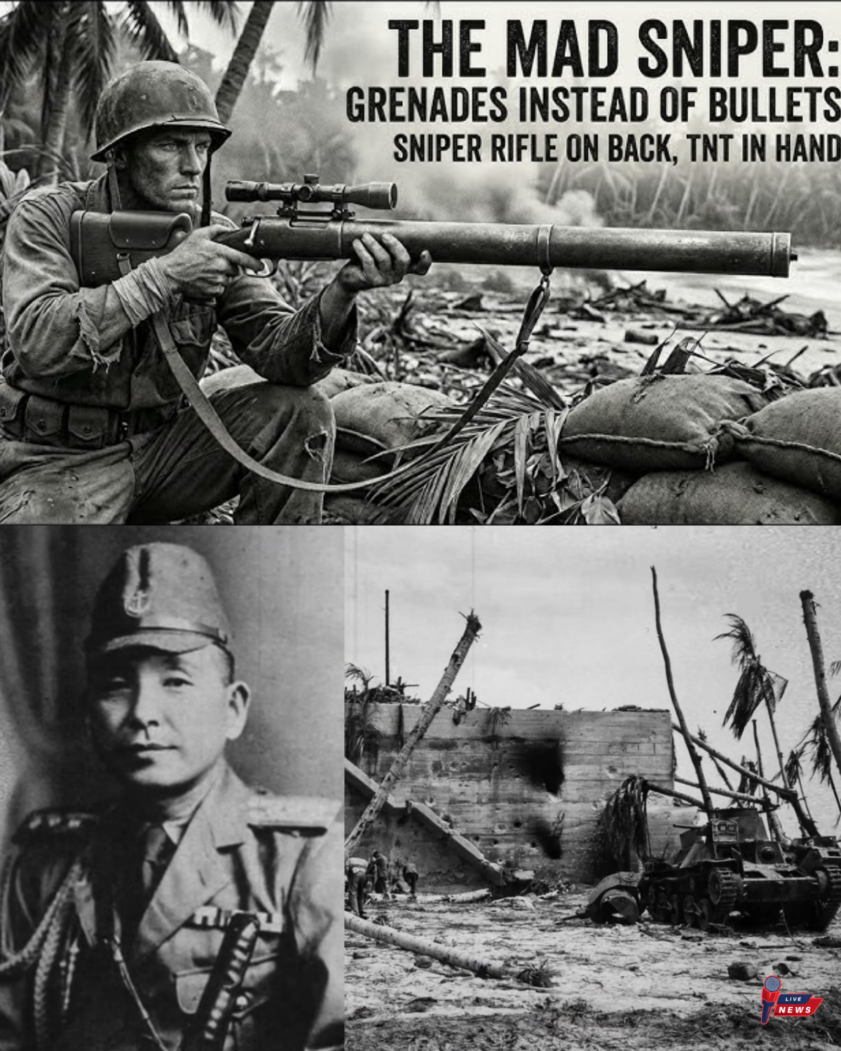 He Was a “Sniper” Yet the First to Charged the Beach—Then Took Down 3 Bunkers Alone in 1 Day
