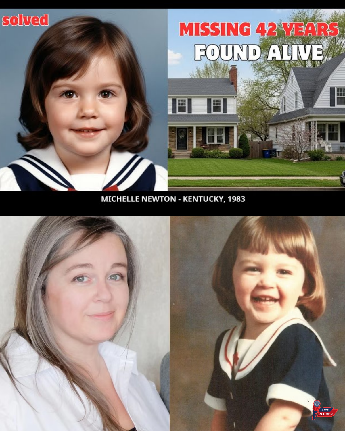 SOLVED by DNA: Michelle Newton Missing 42 Years – Found Alive