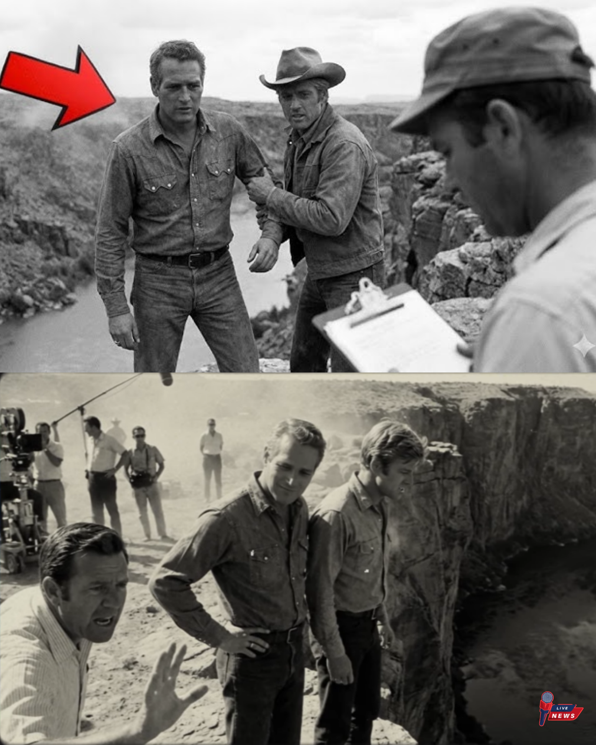 Newman Dared Redford to Jump the Cliff—What Happened Next Terrified the Stunt Chief