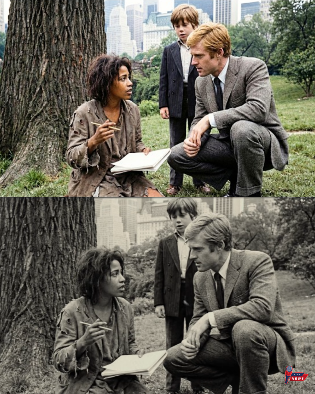 Robert Sees A Homeless Girl Teaching His Son – What He Did Next Sh0cked Everyone