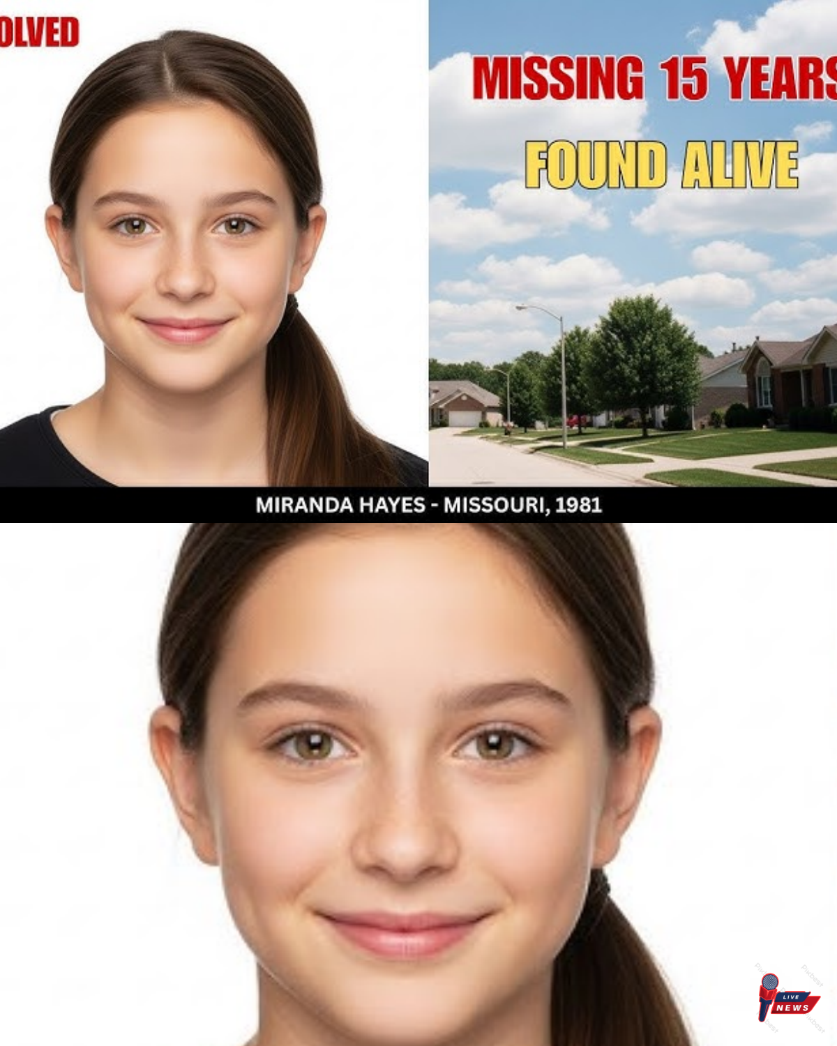 SOLVED: Missing in Missouri – Miranda Hayes, 13 – Found Alive After 15 Years