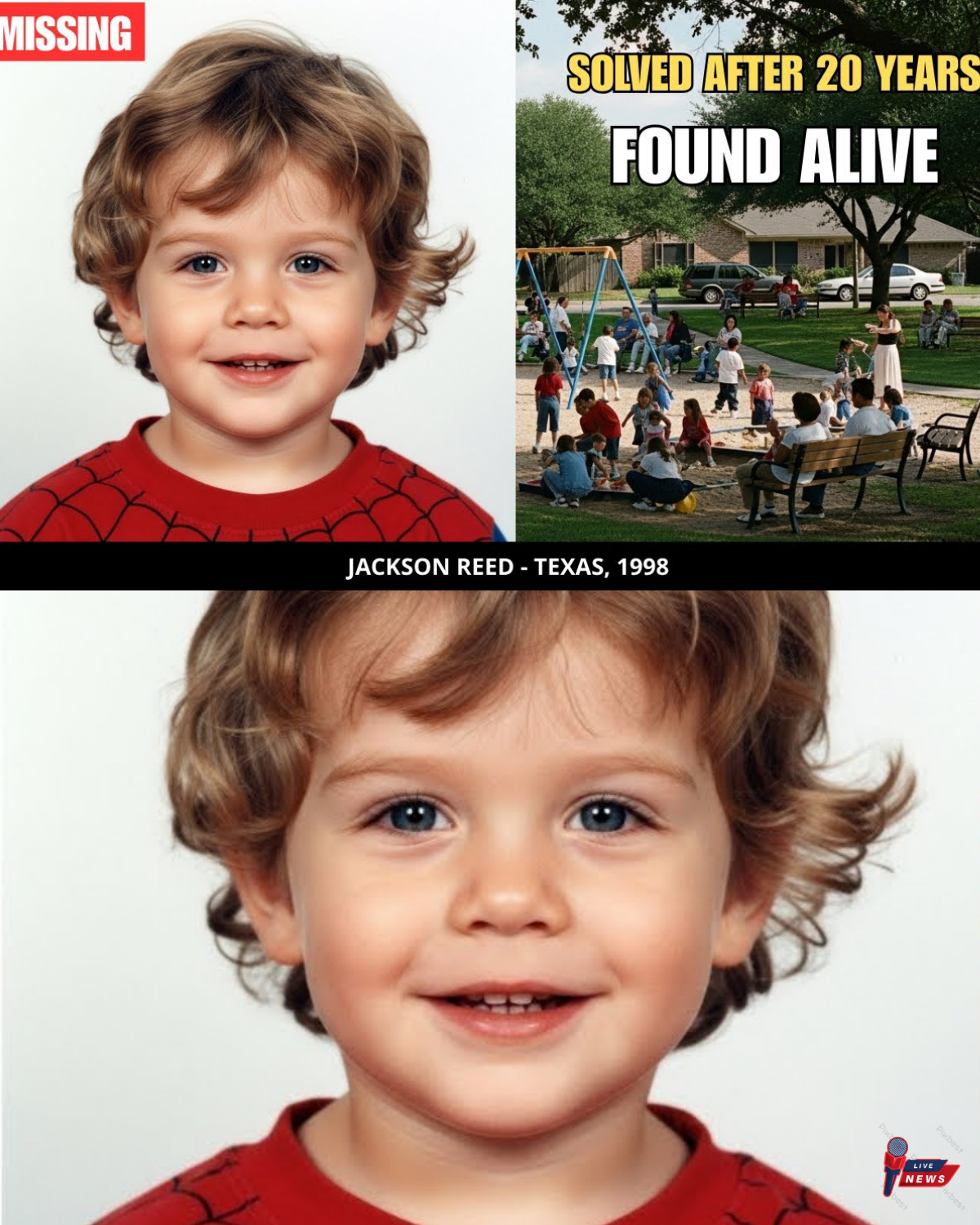 SOLVED by DNA | Missing in Texas – Jackson Reed, 4 – Found Alive After 20 Years