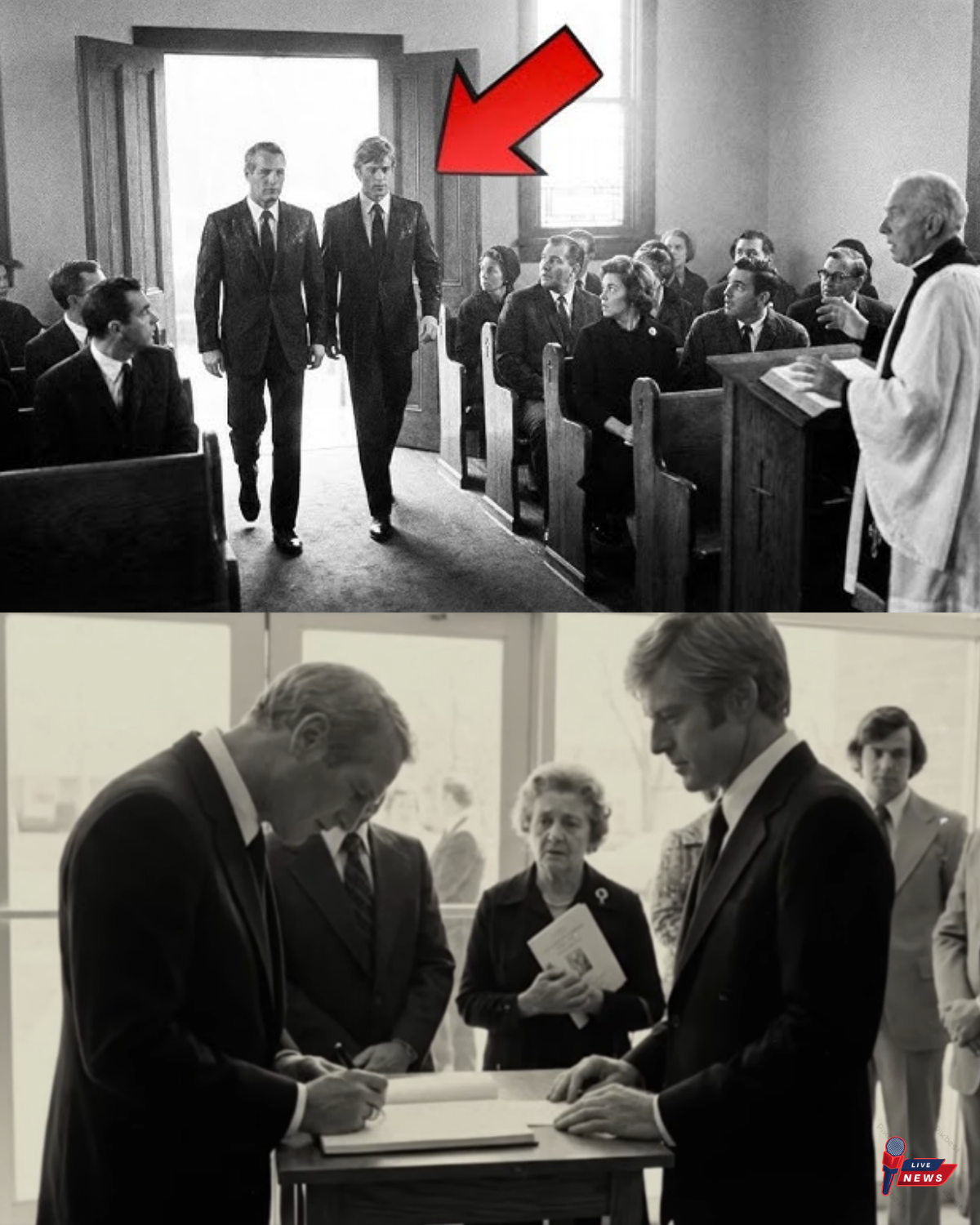 Newman and Redford showed up at a stranger’s funeral in 1974 — nobody knew WHY for 28 years