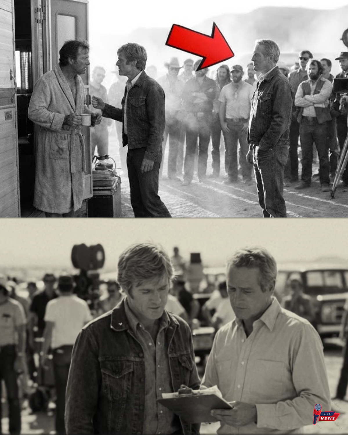 Actor showed up 2 hours late — Newman said nothing. Then Redford spoke 4 words that ended his career