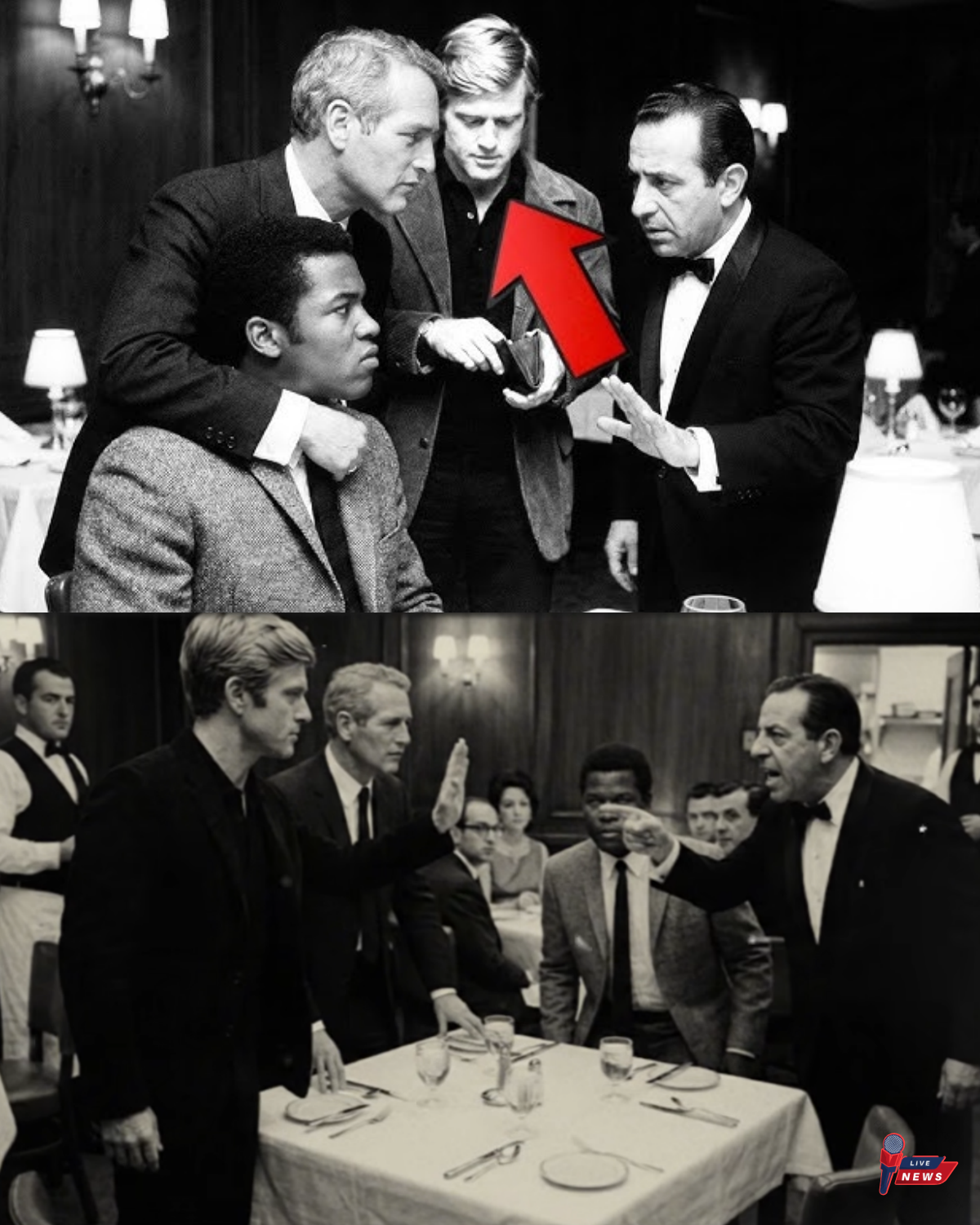 Paul and Robert Walked Into RACIST restaurant in 1969 — What They Did SHOCKED Hollywood