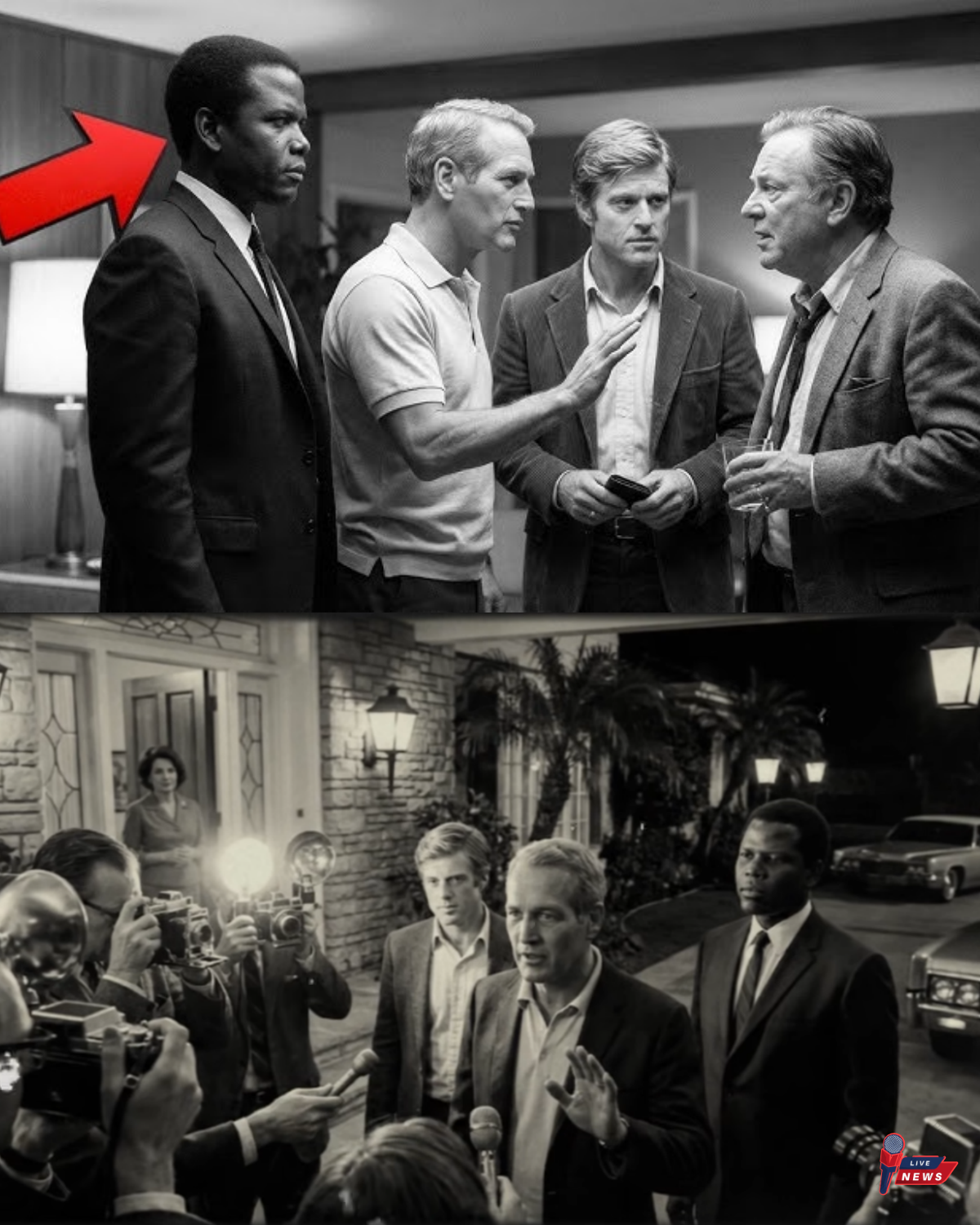 Racist Producer INSULTED Sidney Poitier — What Paul and Robert Did Next SHOCKED All of Hollywood