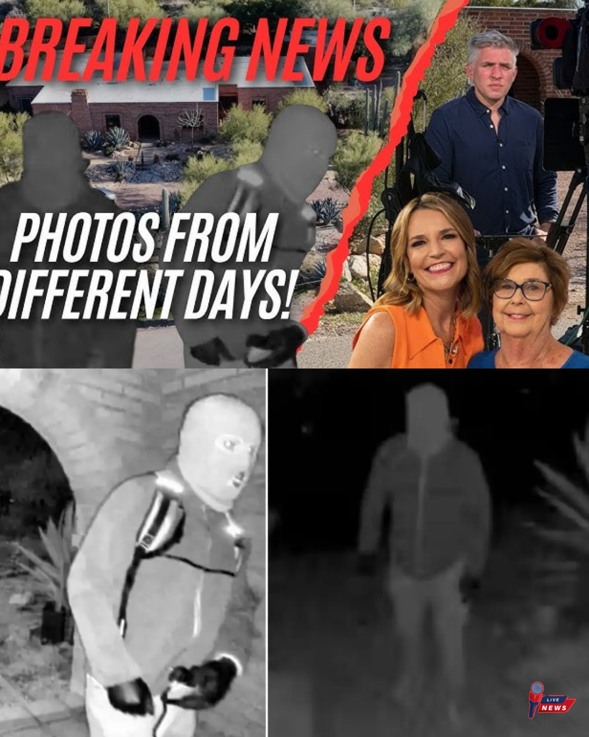 BREAKING: Suspect at Nancy Guthrie’s house was there before kidnapping – photos from different days