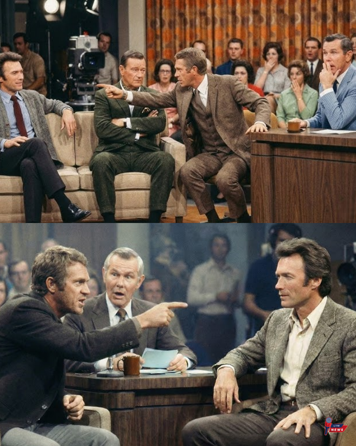 Steve McQueen ATTACKED Clint Eastwood on Live TV—Clint’s Response Silenced 50 Million People