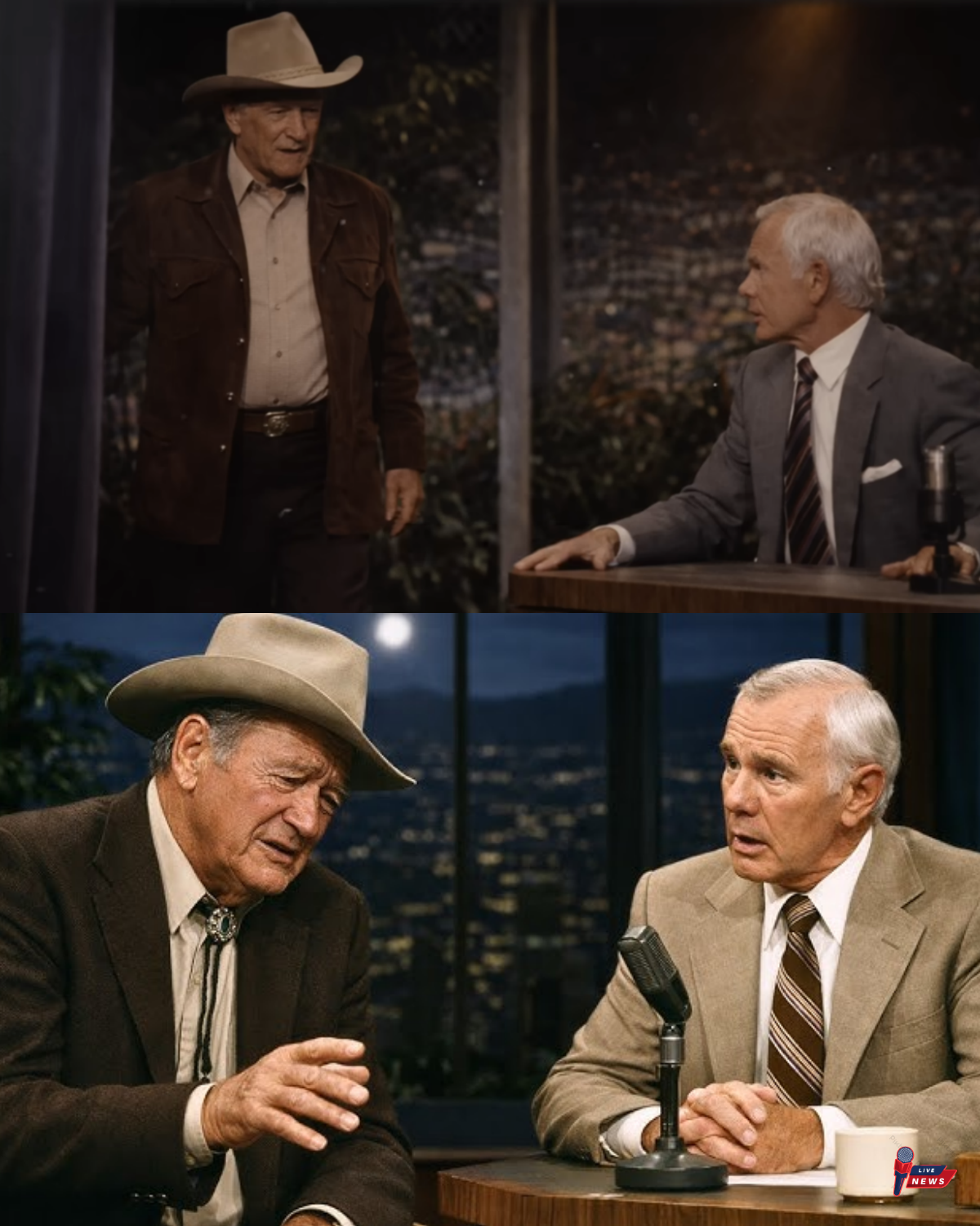 John Wayne Had 6 MONTHS TO LIVE When He Surprise Visited Johnny Carson — The Audience Was in Tears