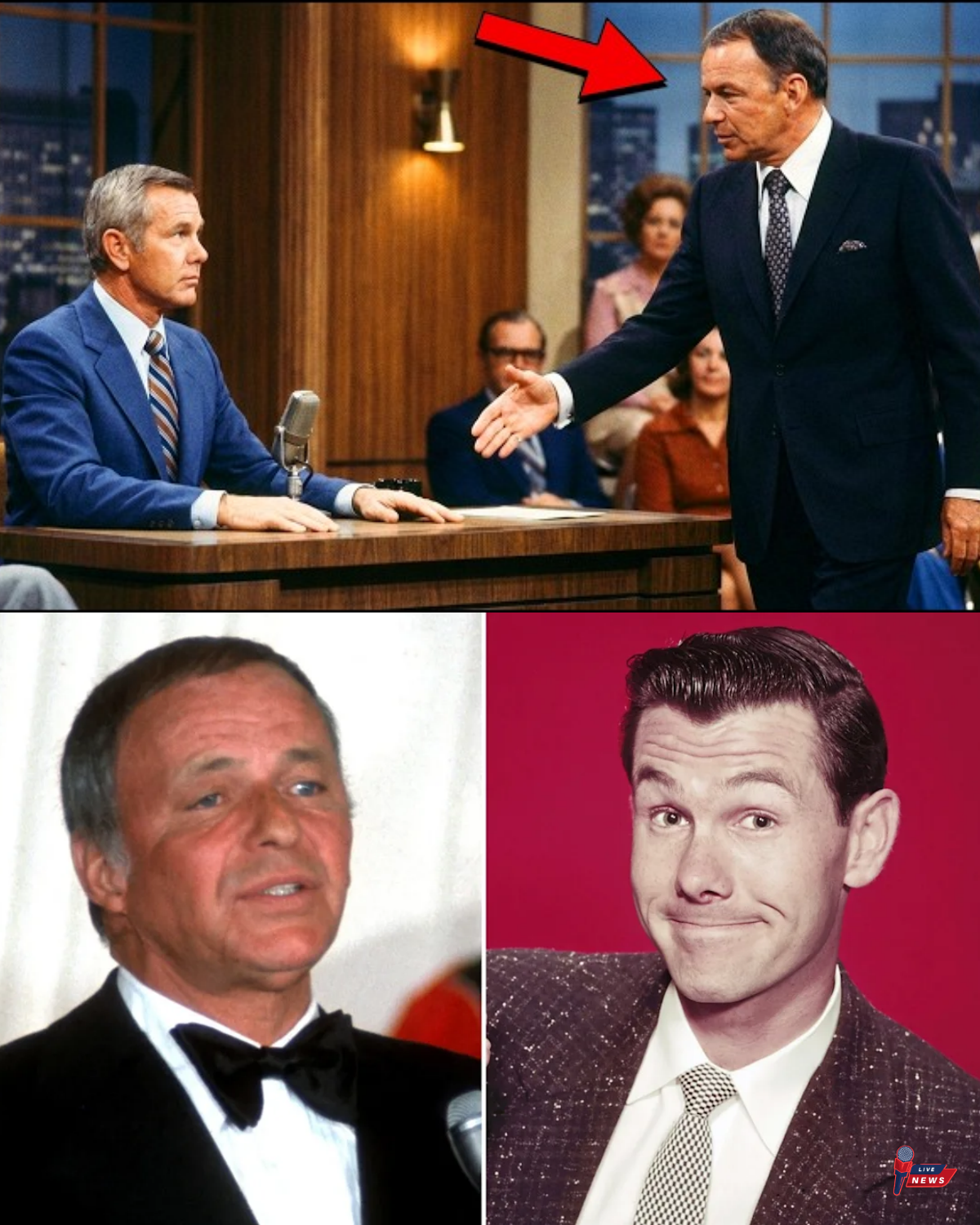 Johnny Carson Refused to Shake Frank Sinatra’s Hand — Frank’s Calm Response Left Everyone Frozen…